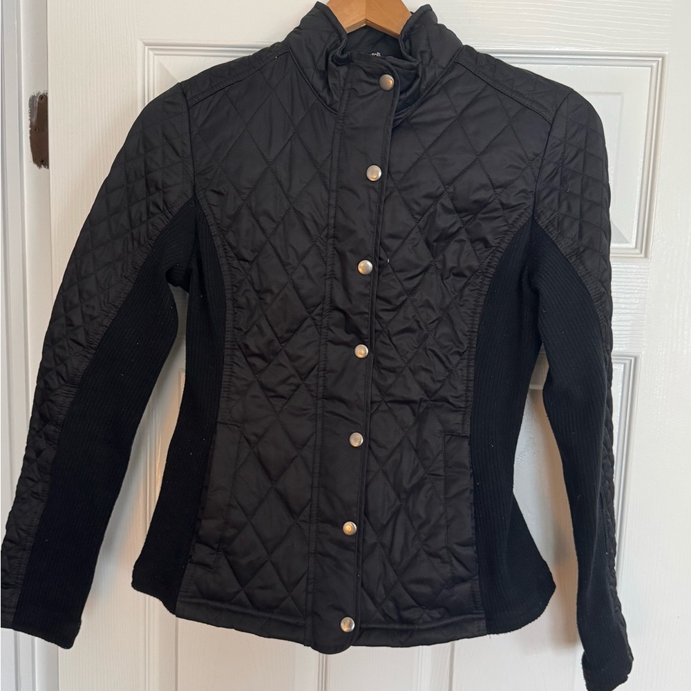Black Quilted Jacket - Picture 1 of 3